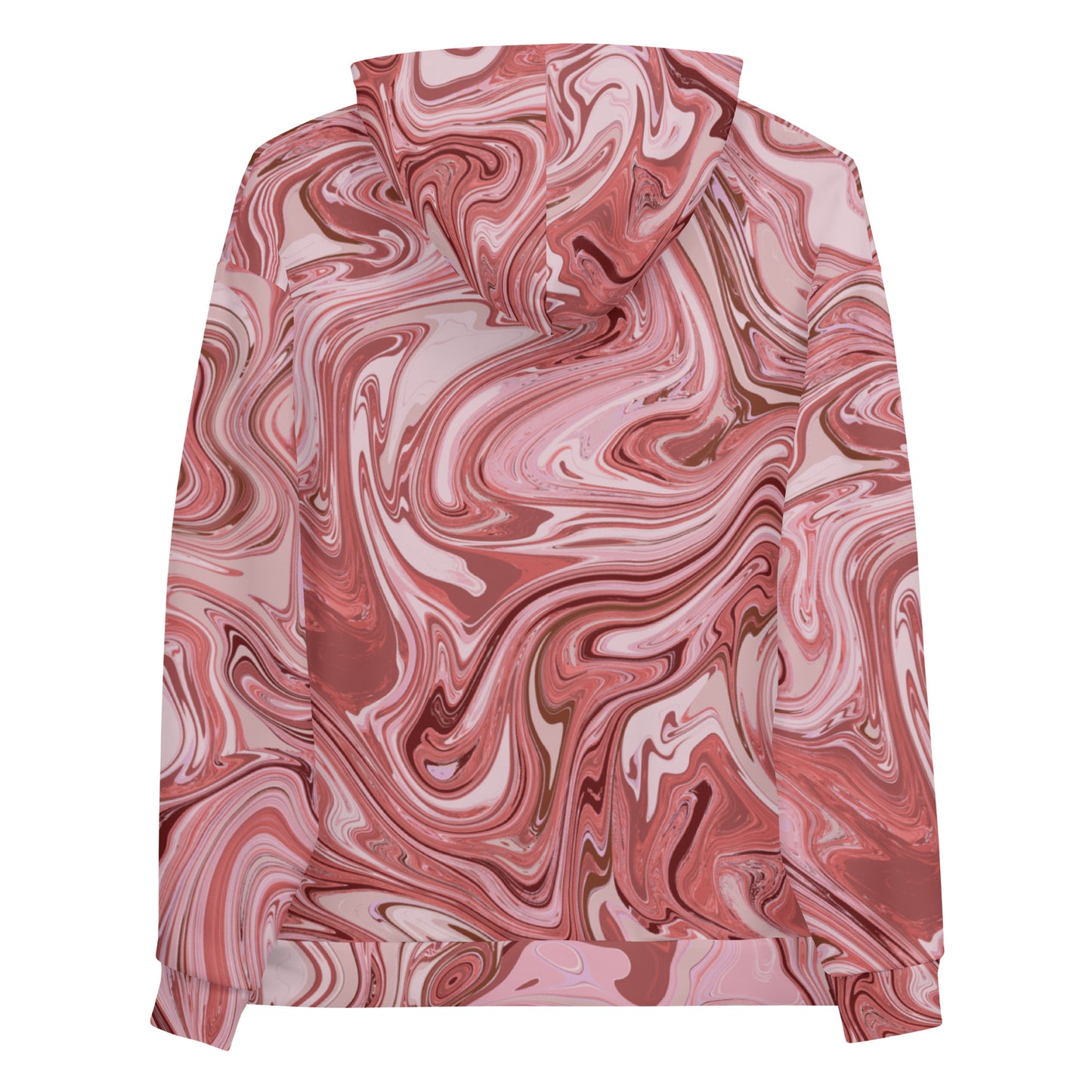 Maggiore Marble Recycled Hoodie - Flamingo