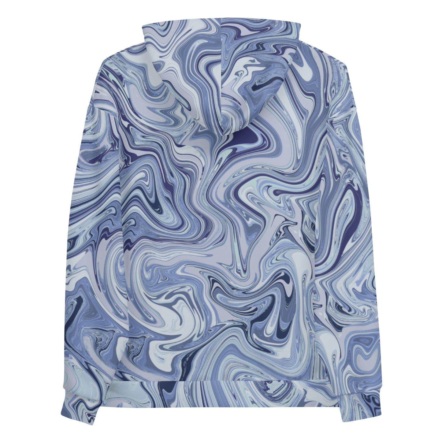 Maggiore Marble Recycled Hoodie - Cobalt