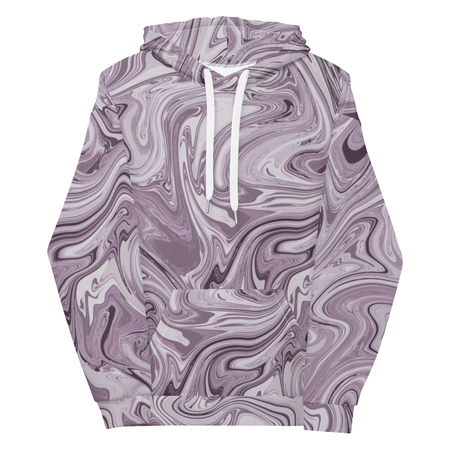 Maggiore Marble Recycled Hoodie - Lilac