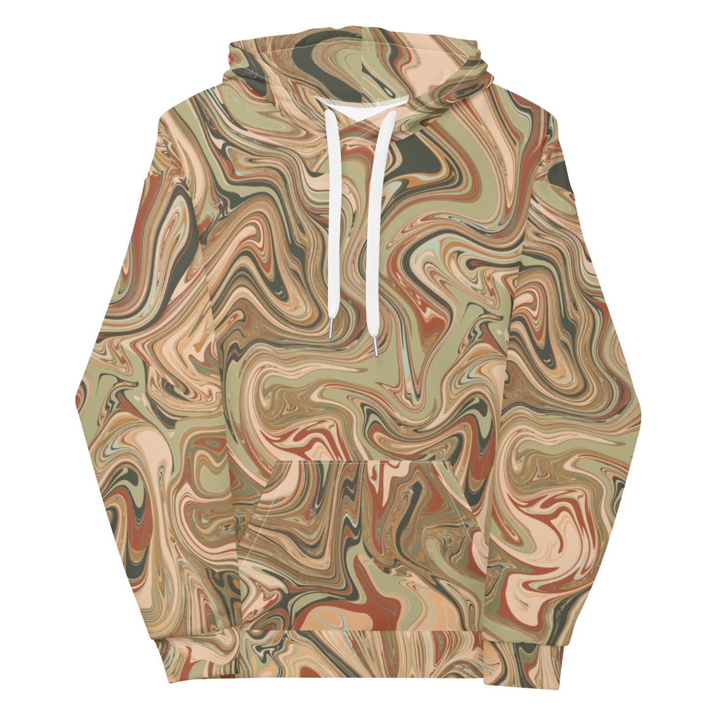 Maggiore Marble Recycled Hoodie - Terra