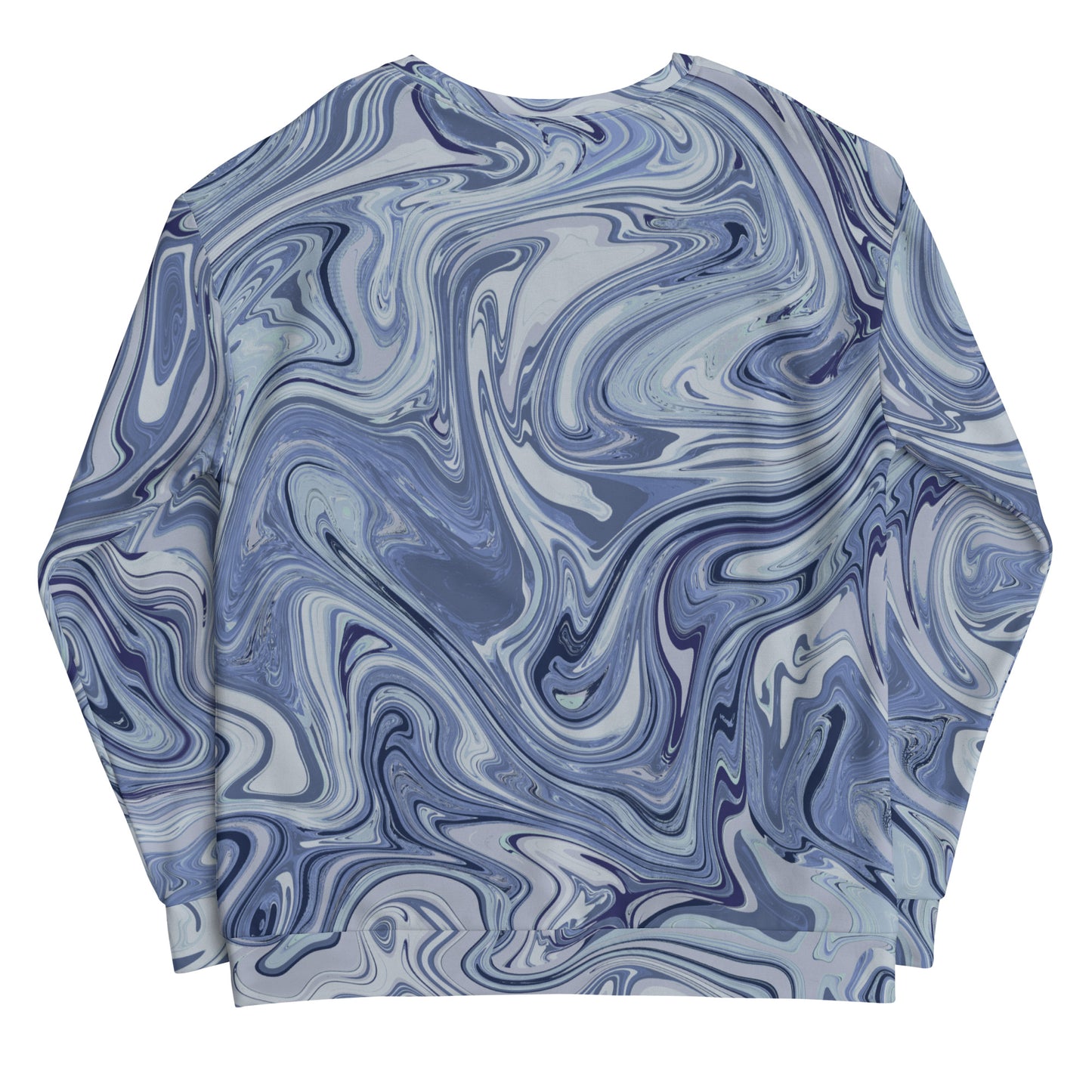 Maggiore Marble Sweatshirt - Cobalt