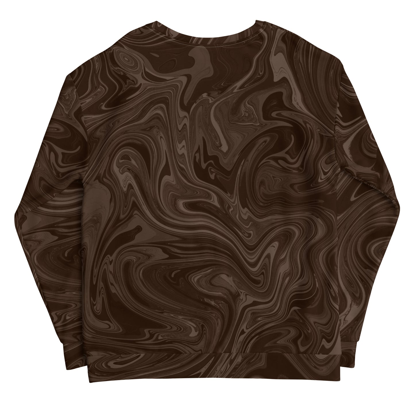 Recycled Marble Sweatshirt - Chocolate