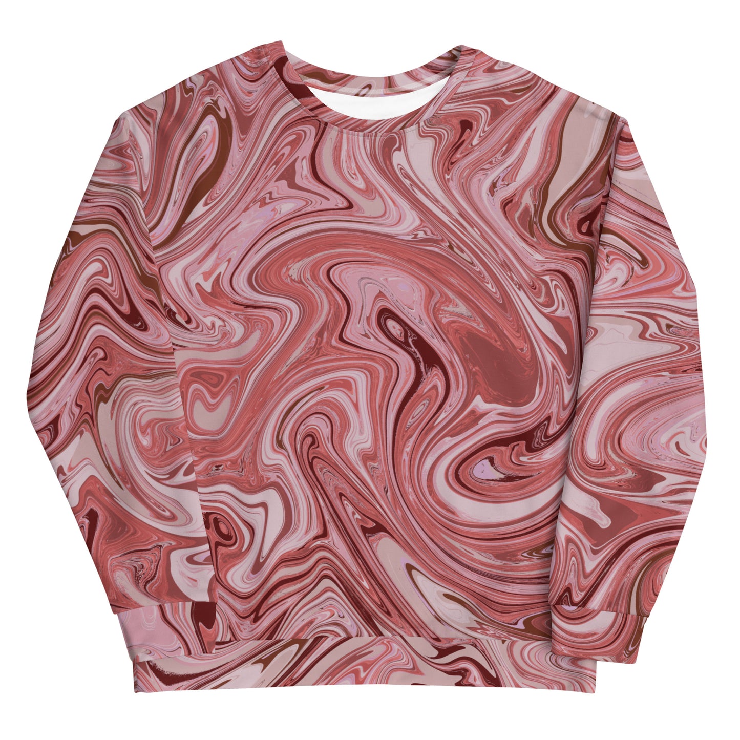 Maggiore Marble Sweatshirt - Flamingo