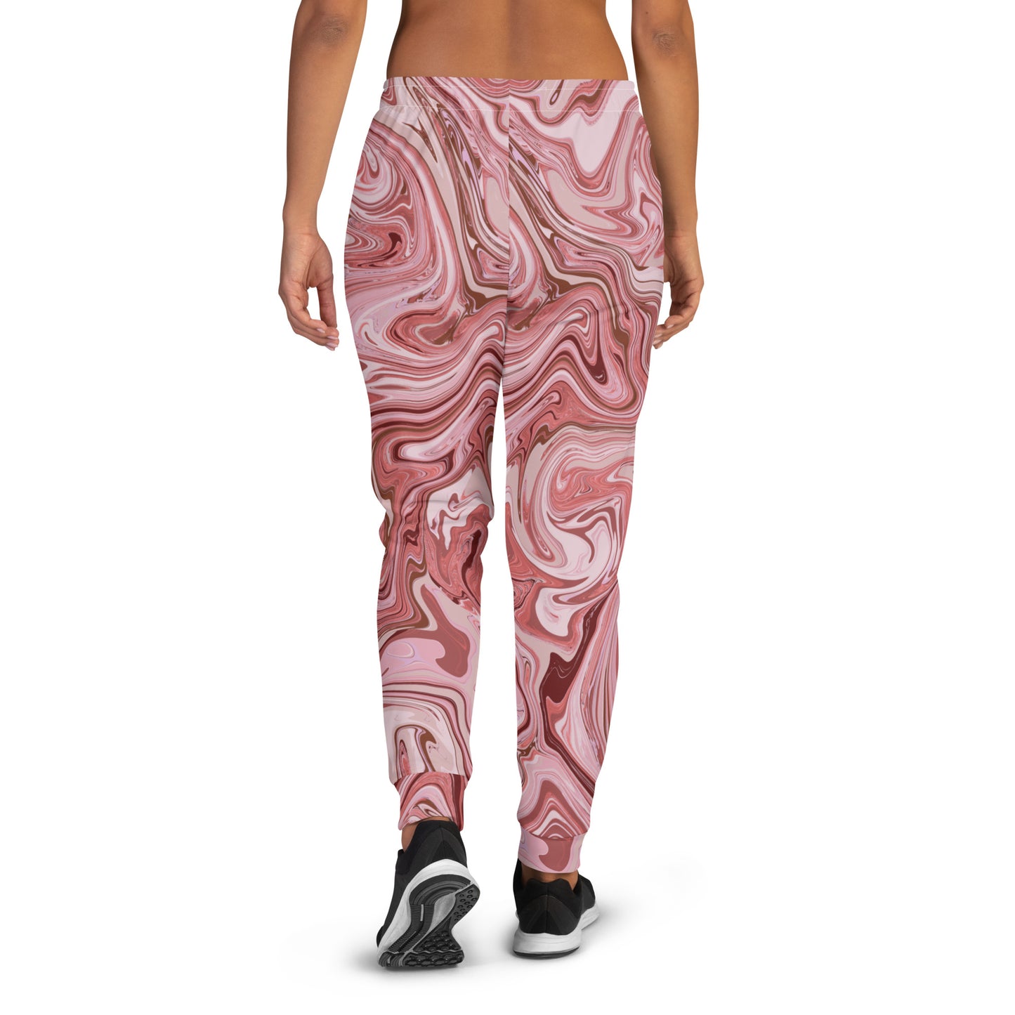 Recycled Marble Joggers - Flamingo