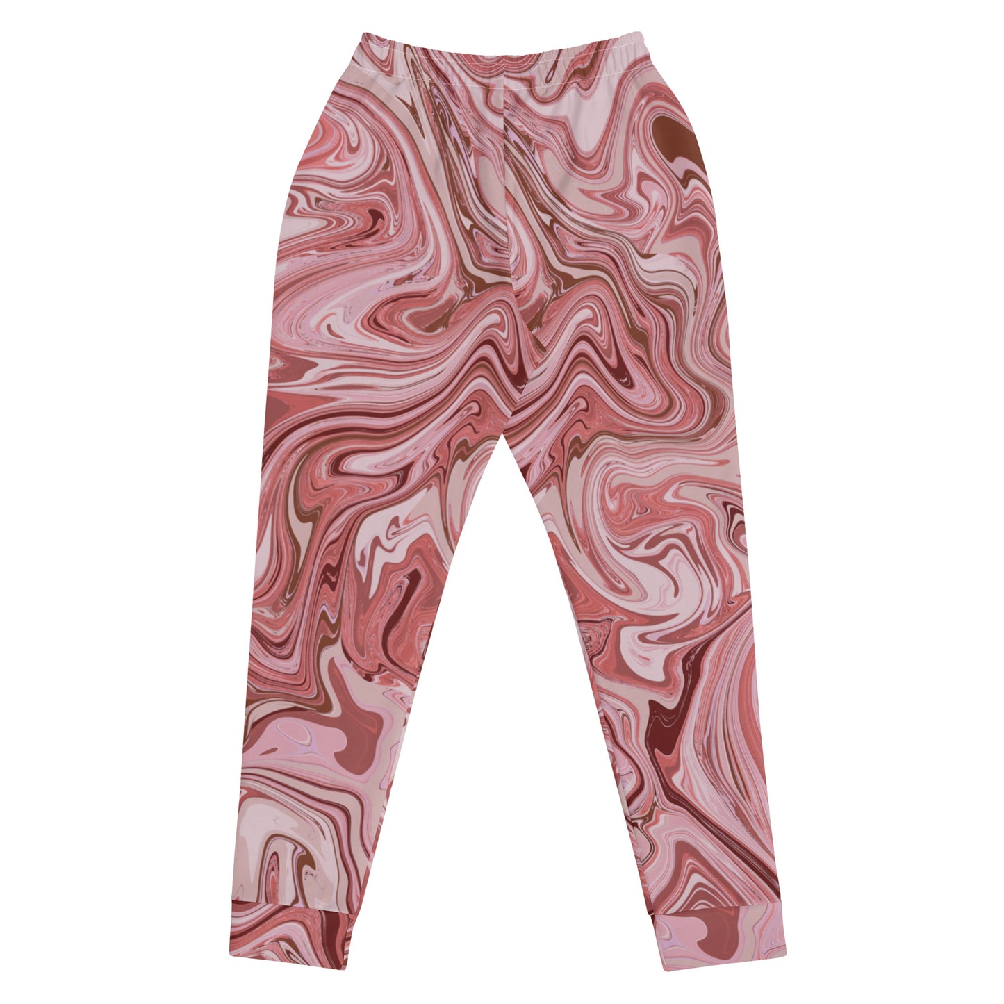 Recycled Marble Joggers - Flamingo