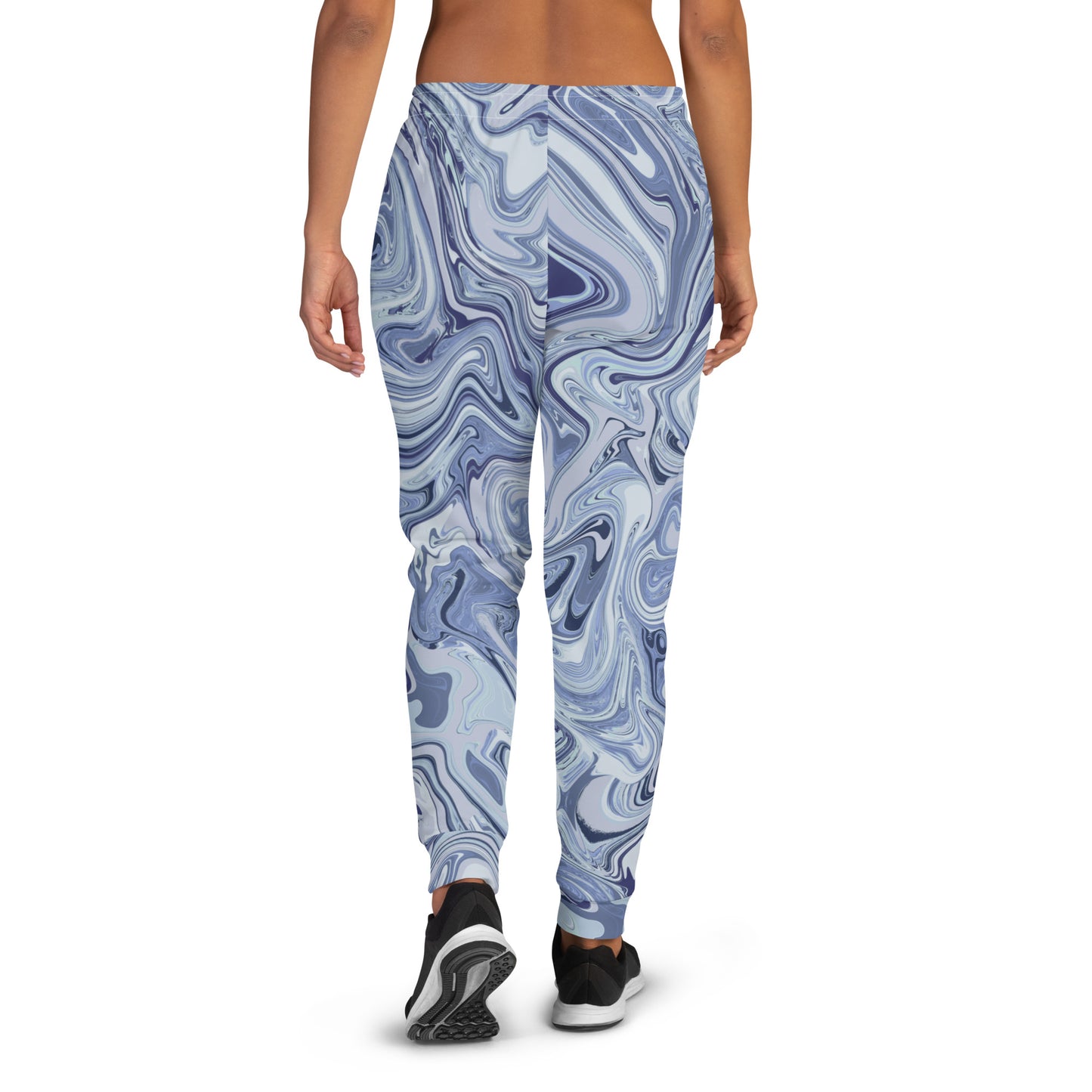 Recycled Marble Joggers - Cobalt