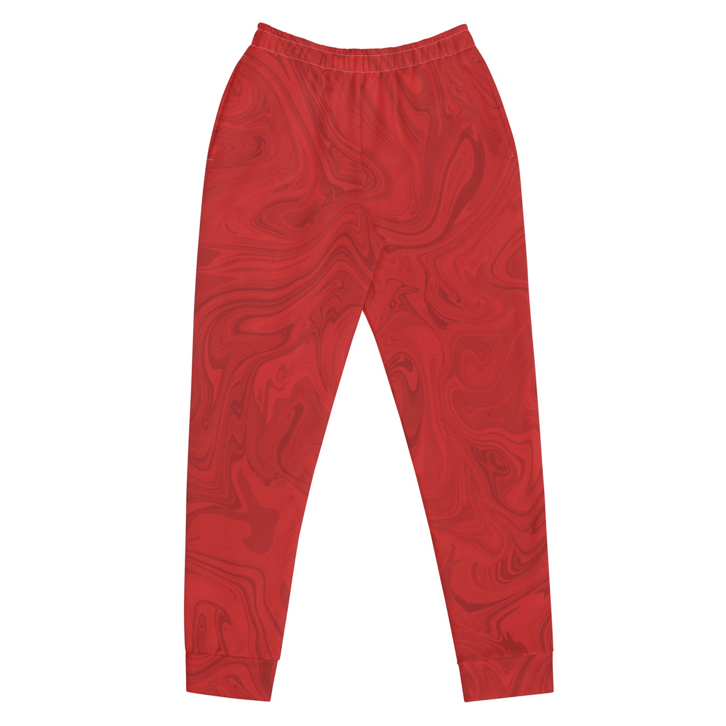 Recycled Marble Joggers - Ruby