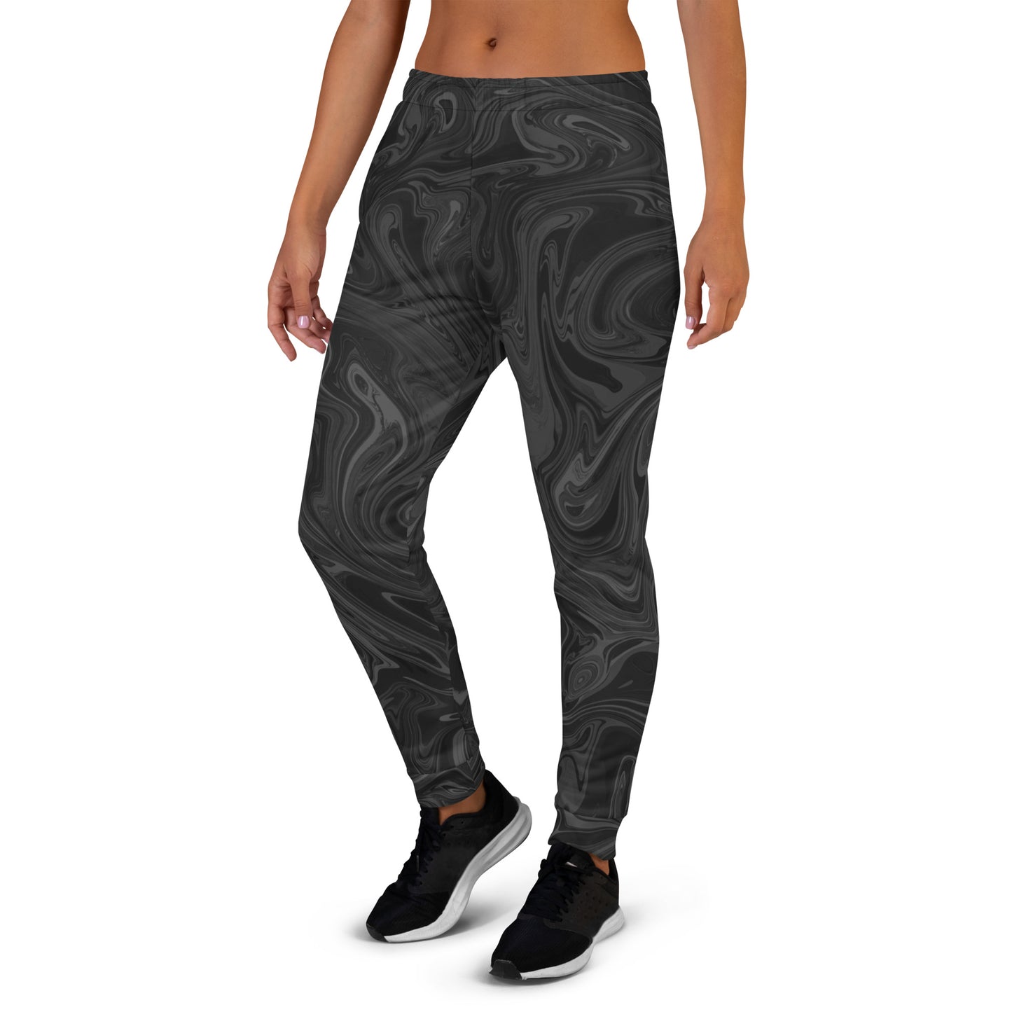 Recycled Marble Joggers - Onyx