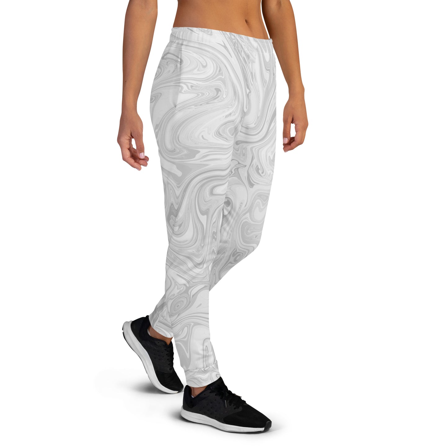 Recycled Marble Joggers - Ivory