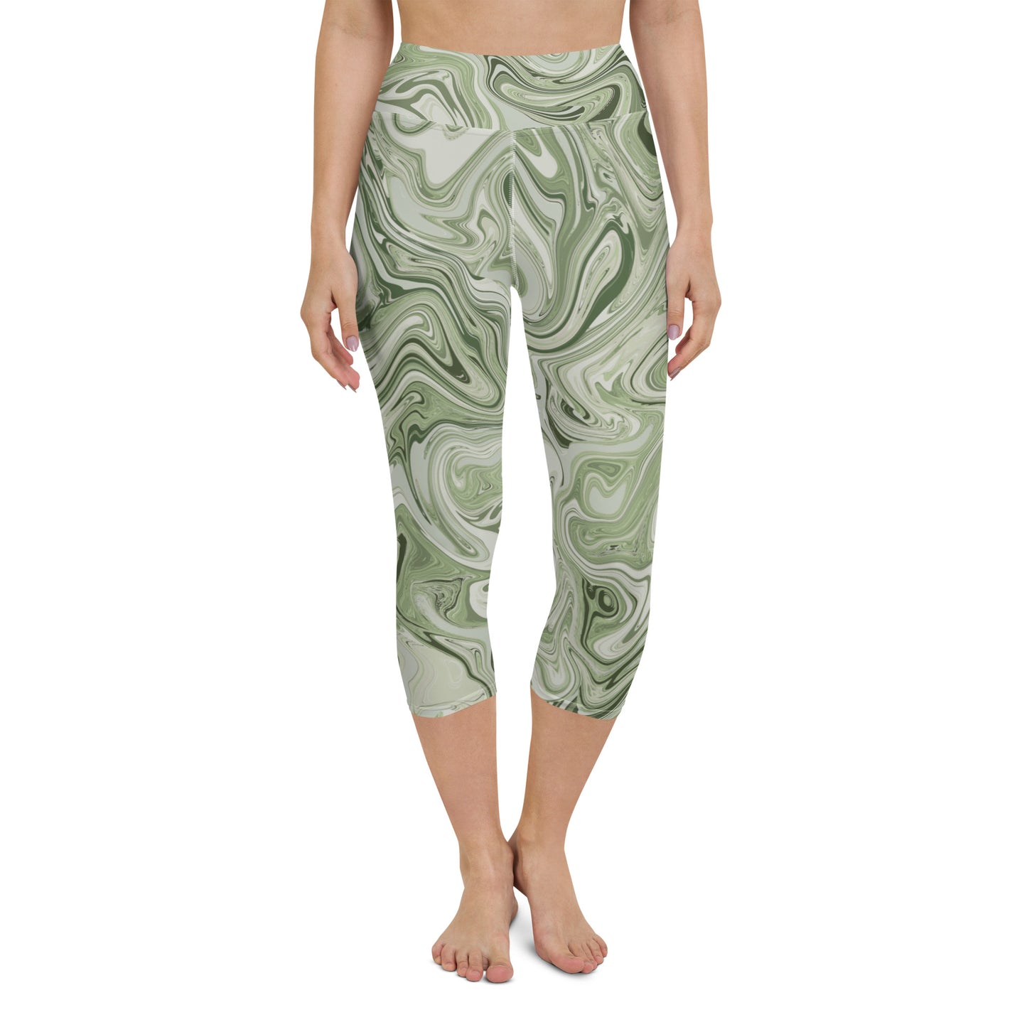 Marble Maggiore Capri Leggings - Pistachio (Sample)