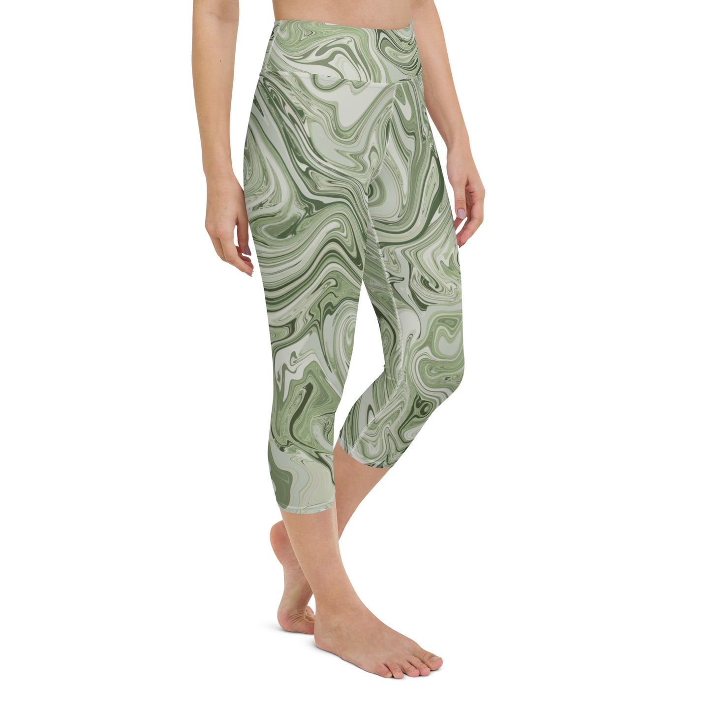 Marble Maggiore Capri Leggings - Pistachio (Sample)