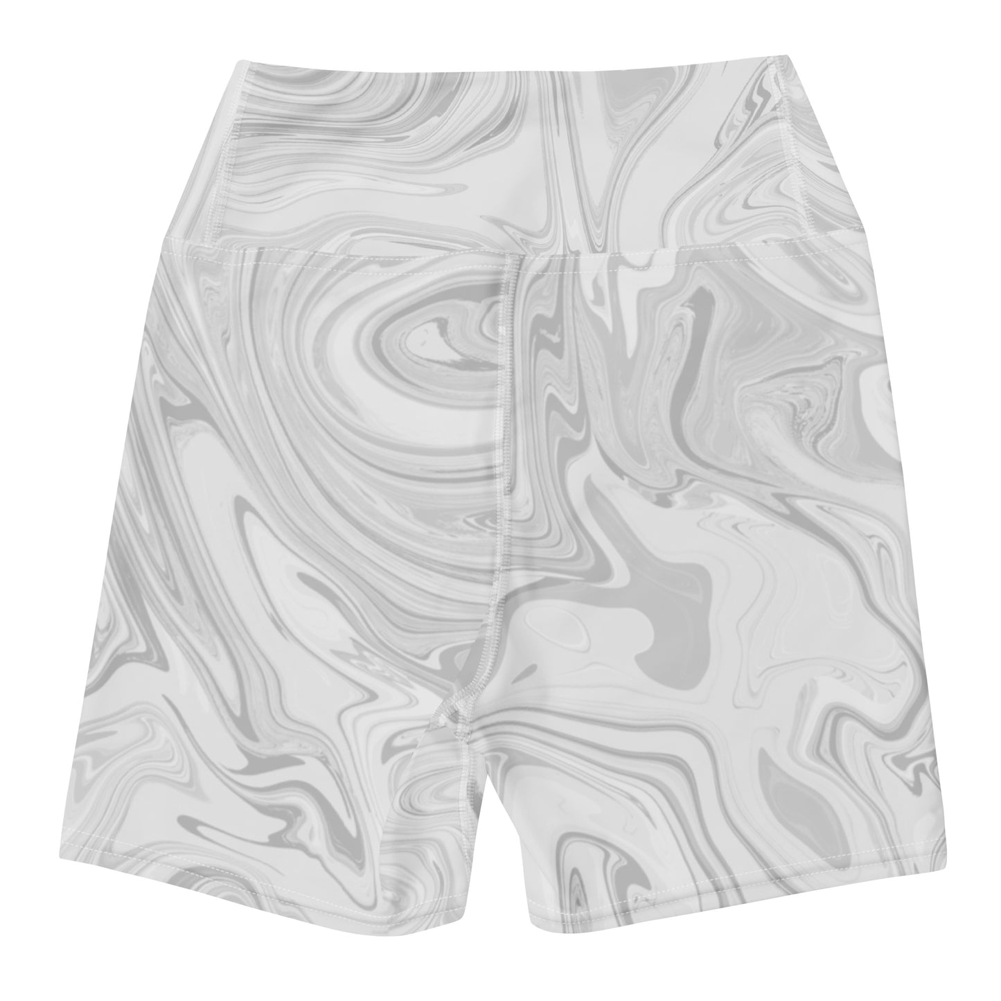 Maggiore Marble Yoga Shorts - Ivory