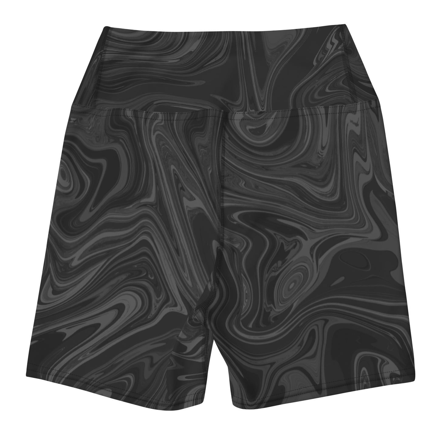 Maggiore Marble Yoga Shorts - Onyx