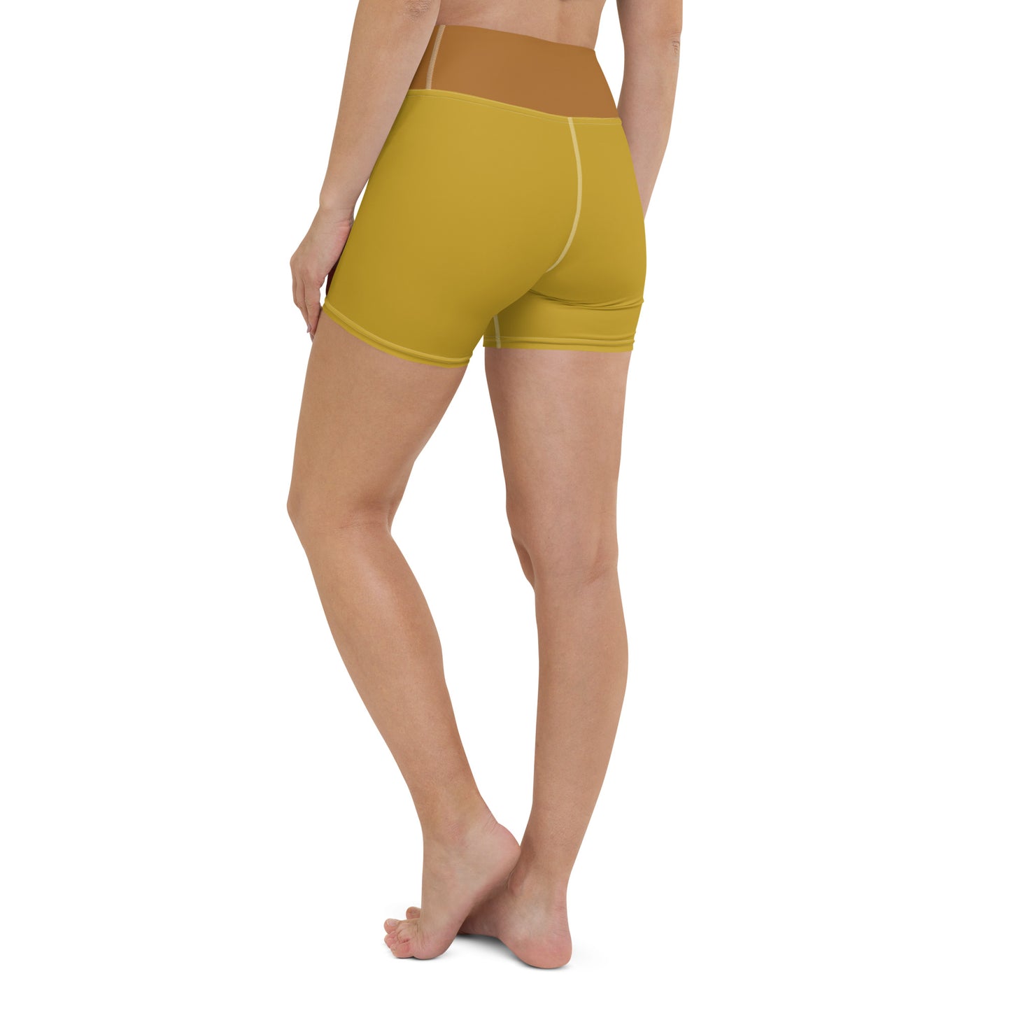 Core Yoga Shorts - Turmeric