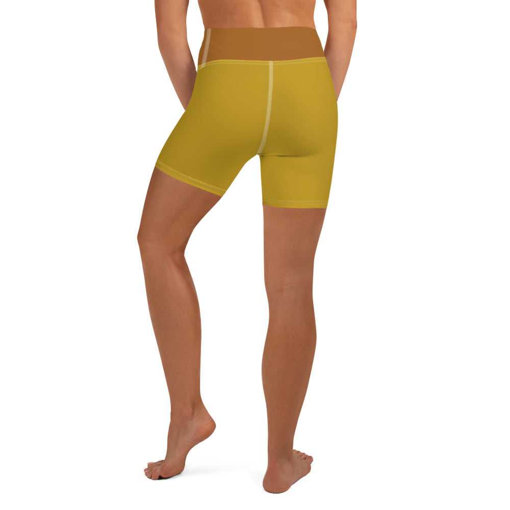 Core Yoga Shorts - Turmeric