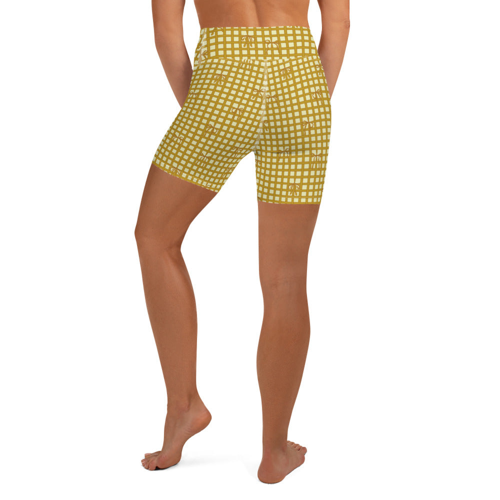 Coquette Yoga Shorts - Turmeric