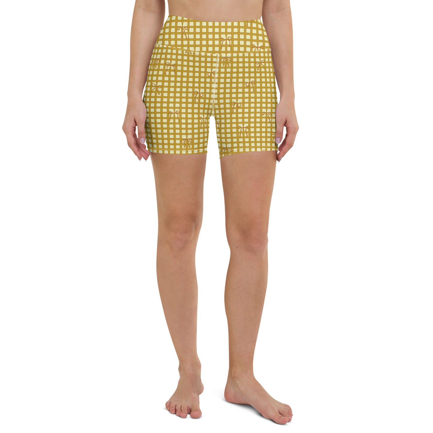 Coquette Yoga Shorts - Turmeric