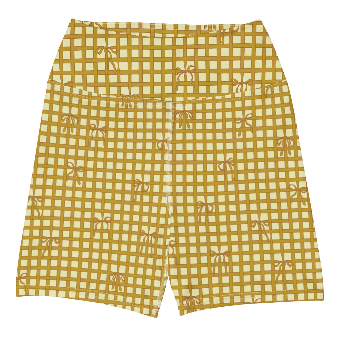 Coquette Yoga Shorts - Turmeric