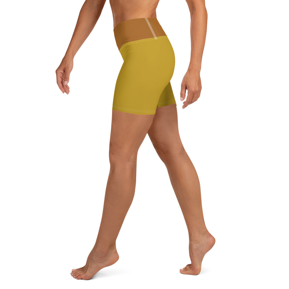 Core Yoga Shorts - Turmeric