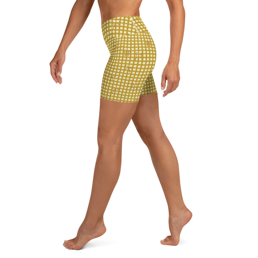 Coquette Yoga Shorts - Turmeric