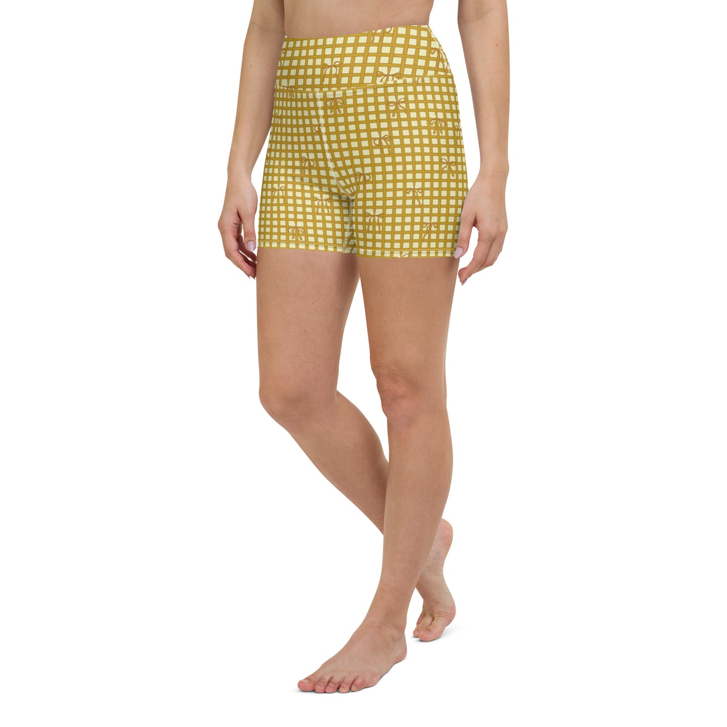 Coquette Yoga Shorts - Turmeric