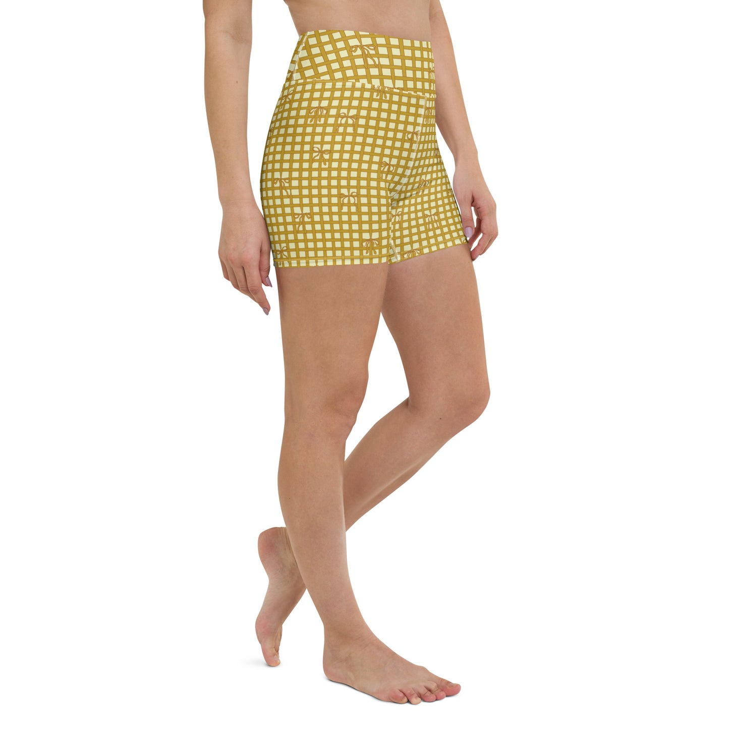 Coquette Yoga Shorts - Turmeric