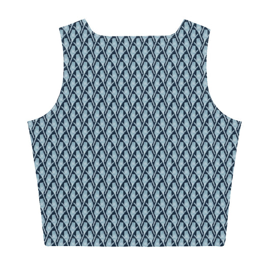 Sugarbush Active Crop Top - Aqua