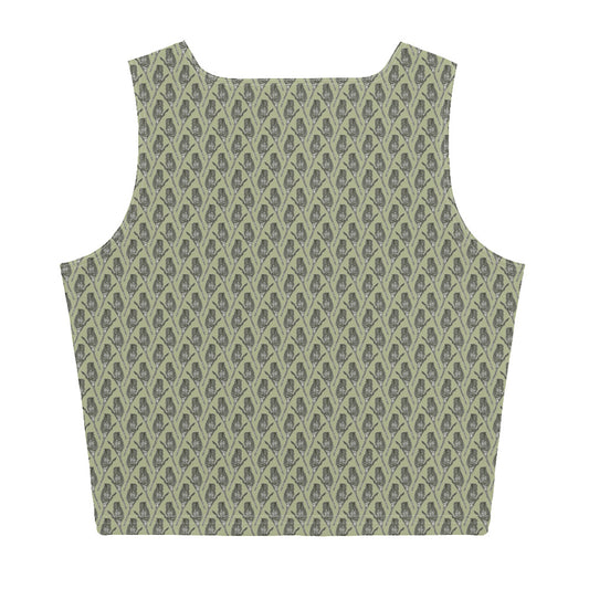 Sugarbush Active Crop Top - Olive