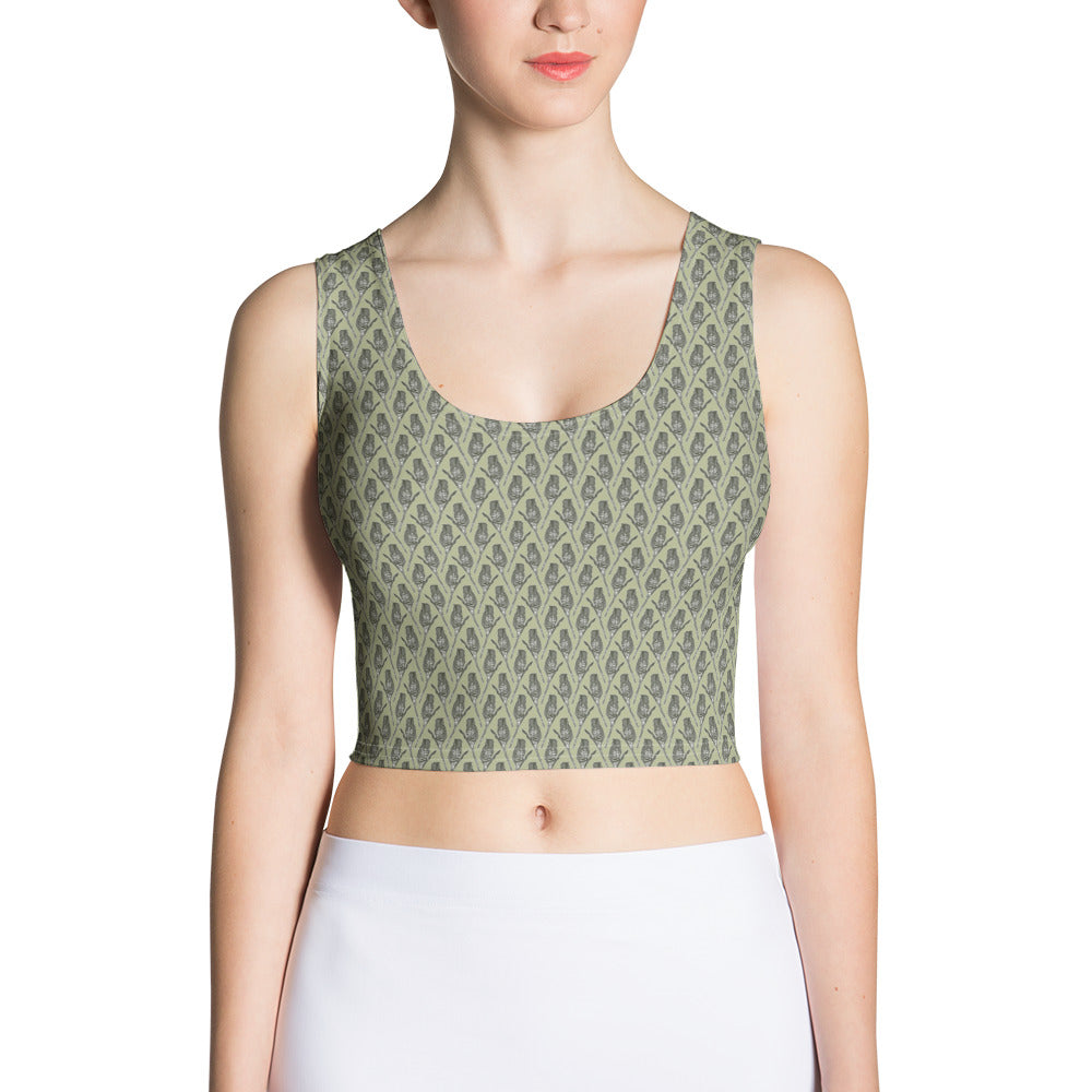 Sugarbush Active Crop Top - Olive