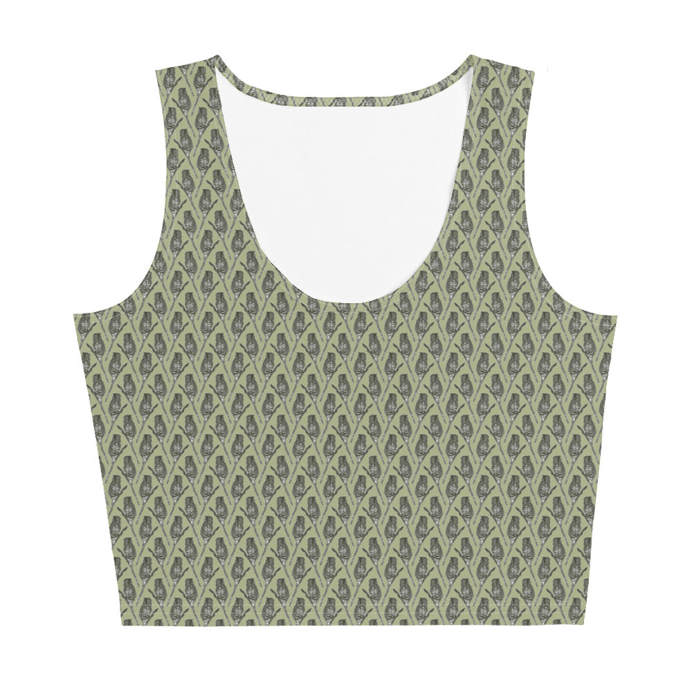 Sugarbush Active Crop Top - Olive