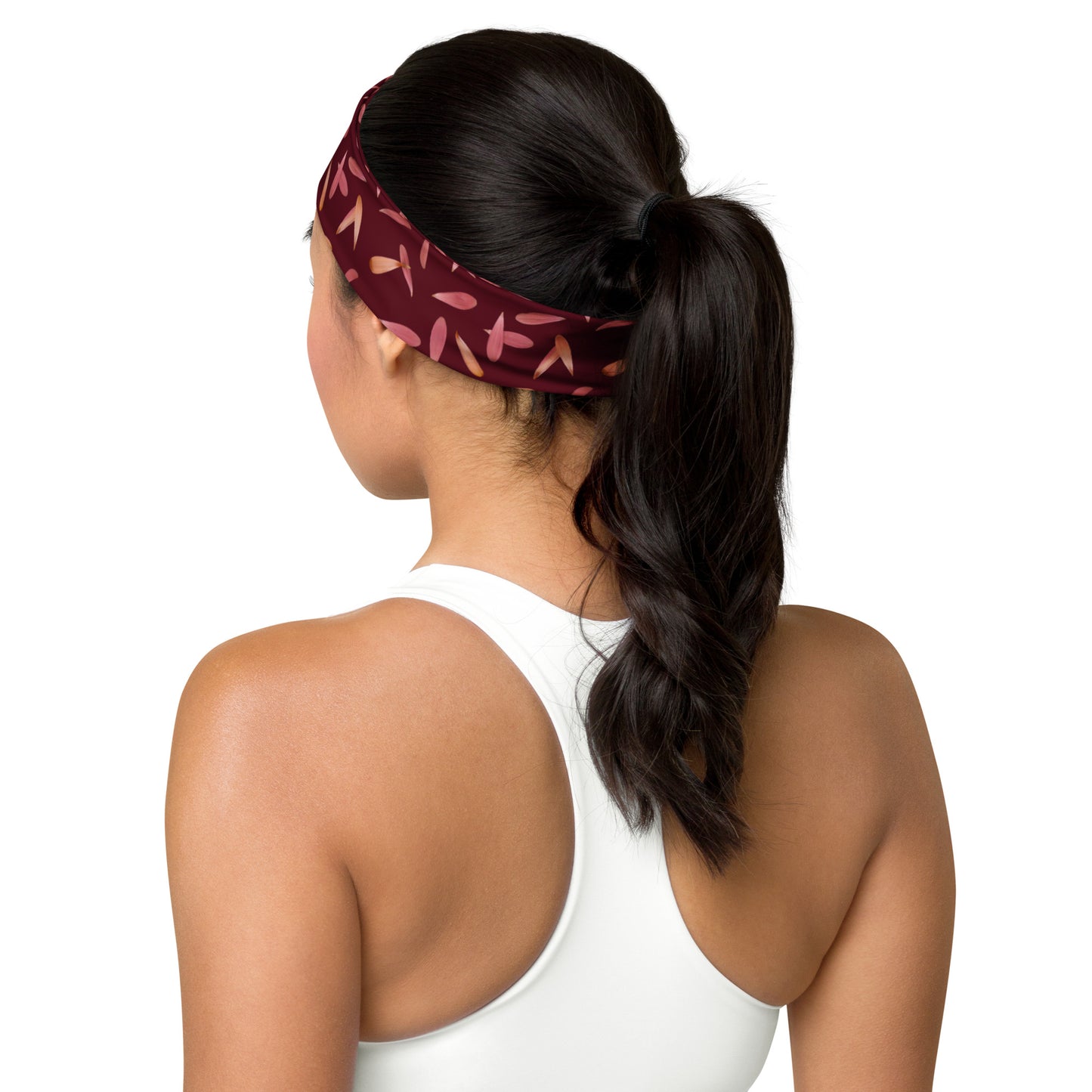 Petal Power Headband in Napa Red