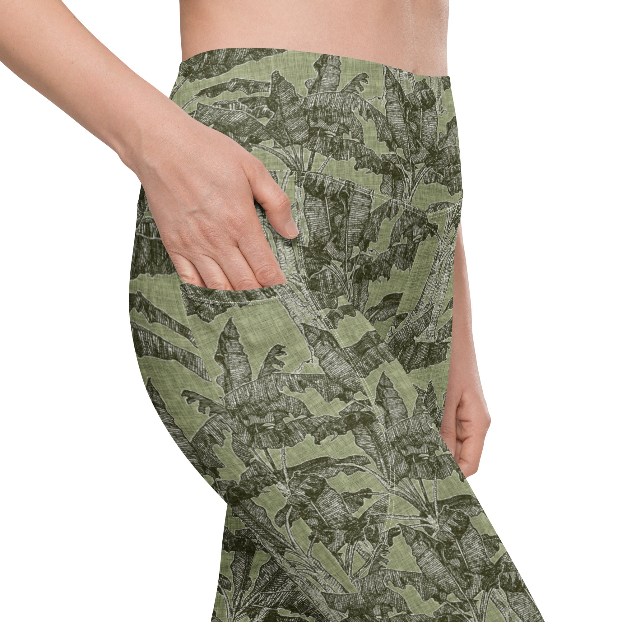 Tree sale camo leggings