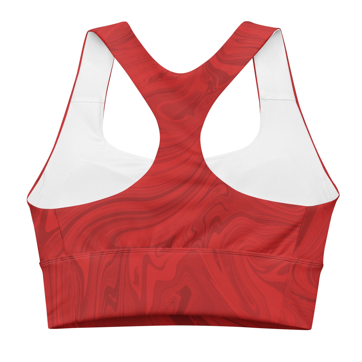 Marble Sports Bra - Ruby