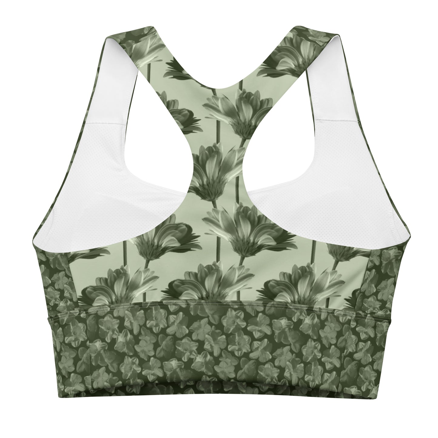 Flourish and Flow Sports Bra in Anacapa Green