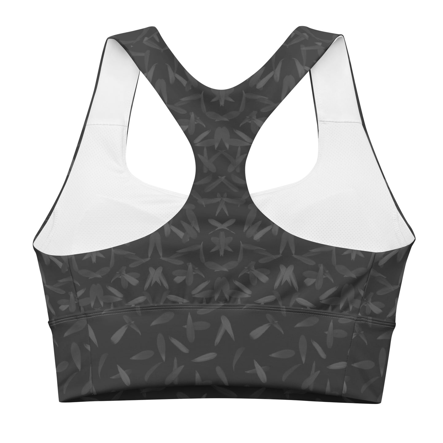 Petal Power Sports Bra in Amboy Black