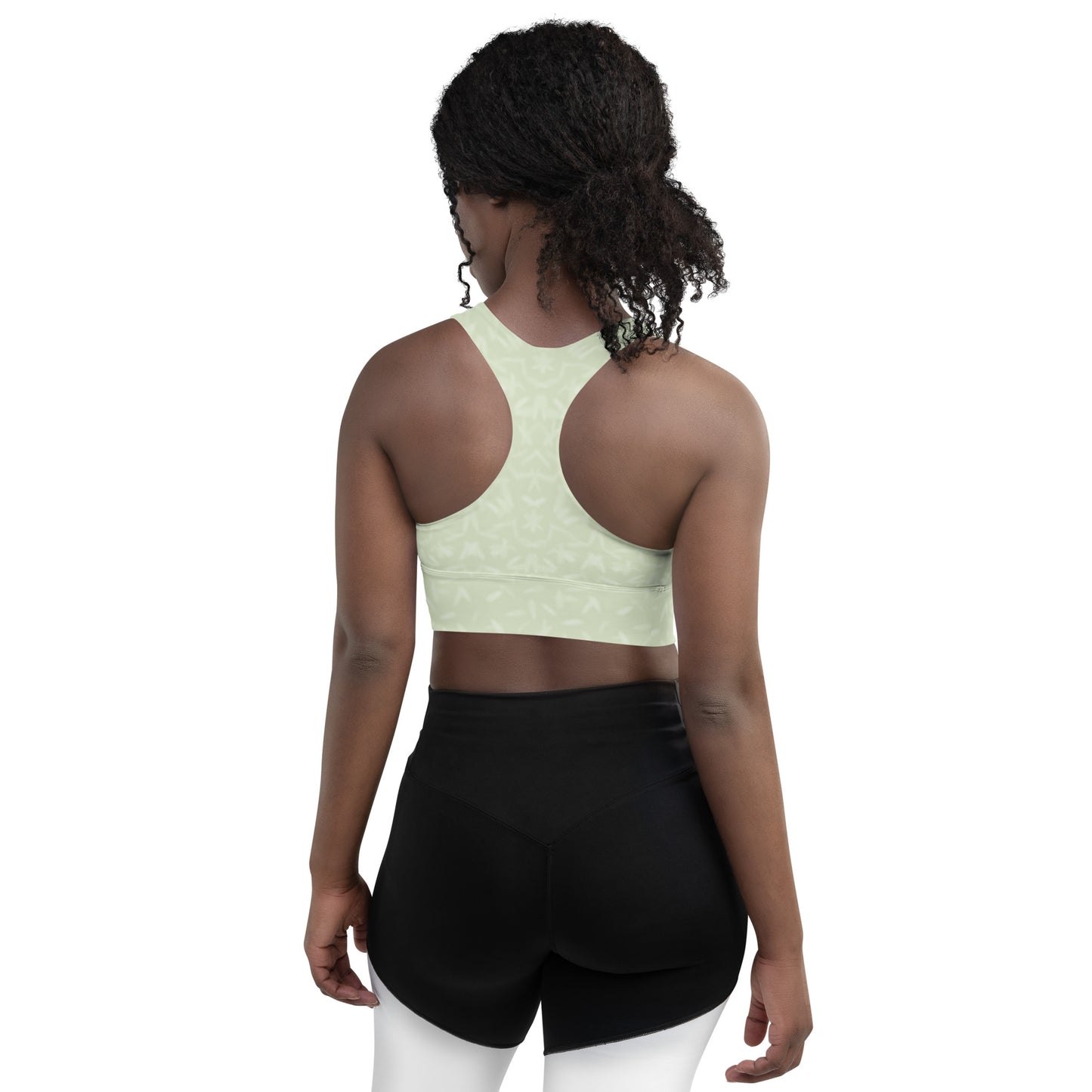 Petal Power Sports Bra in Anacapa Green