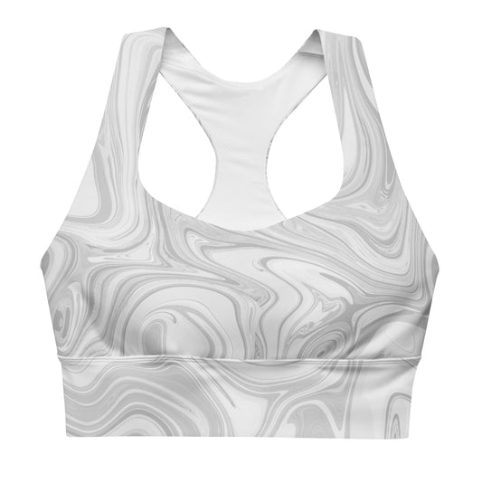 Marble Sports Bra - Ivory