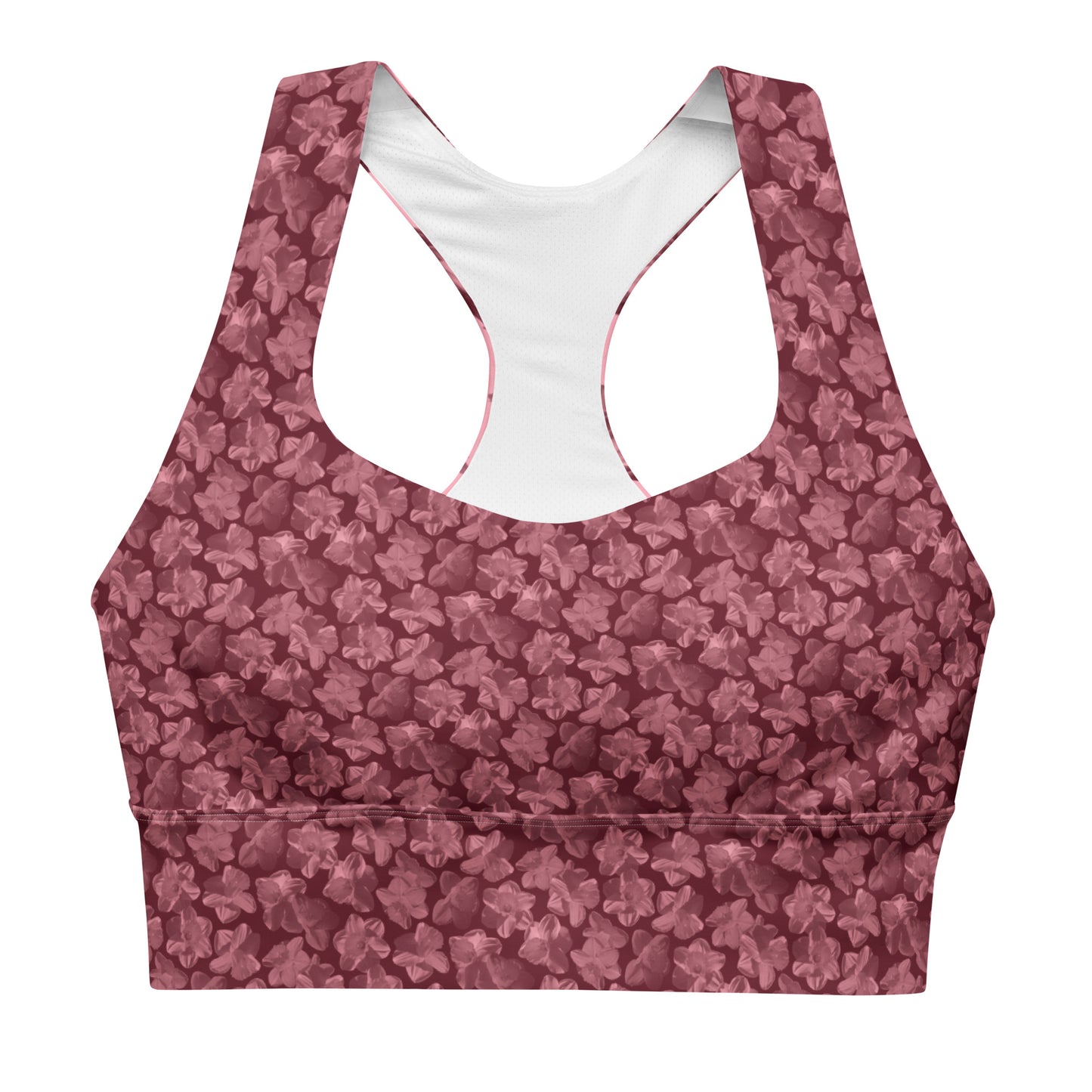 Flourish and Flow Sports Bra in Napa Red