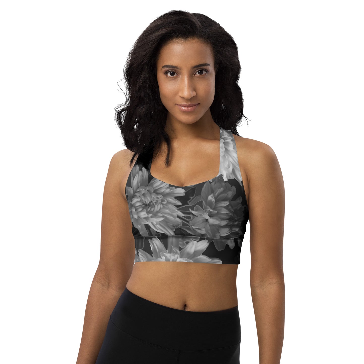 Gillyflower Sports Bra in Amboy Black