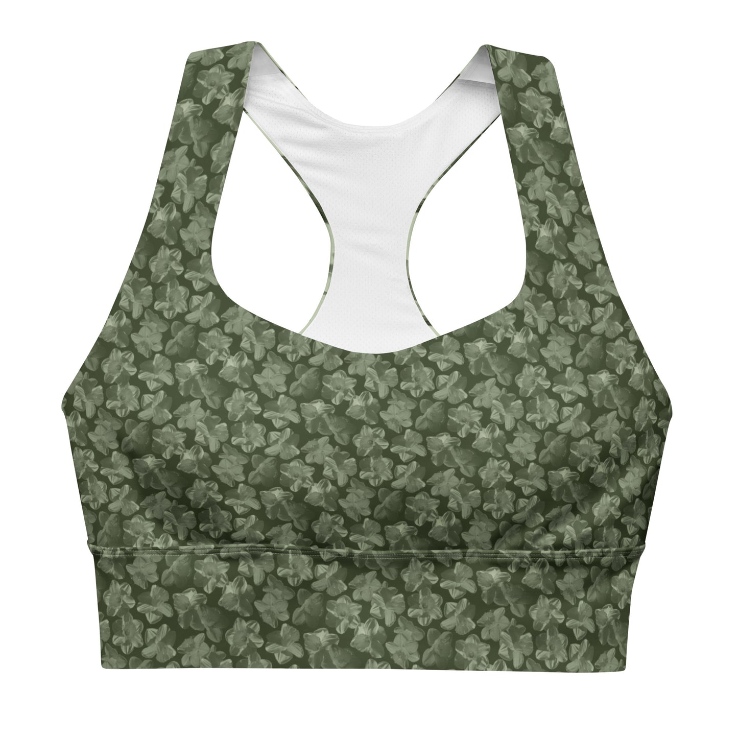 Flourish and Flow Sports Bra in Anacapa Green