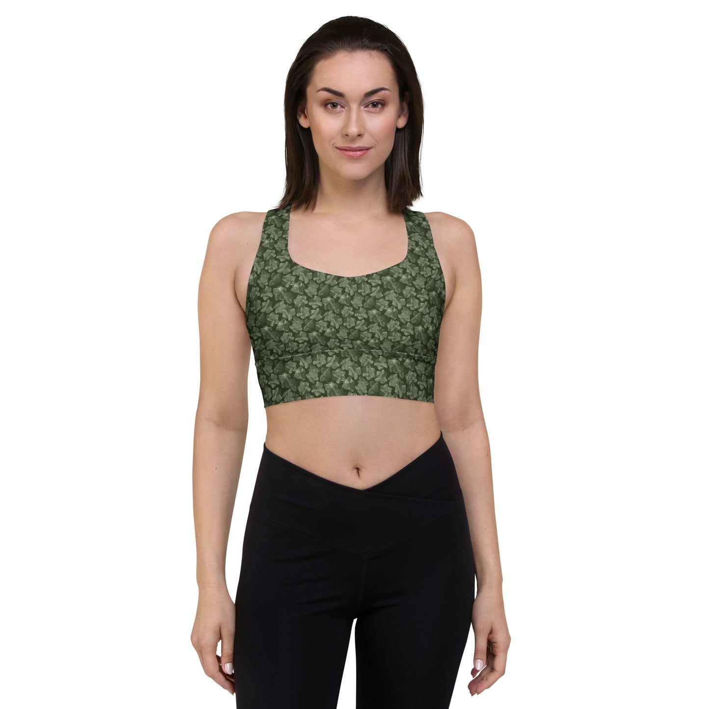 Flourish and Flow Sports Bra in Anacapa Green