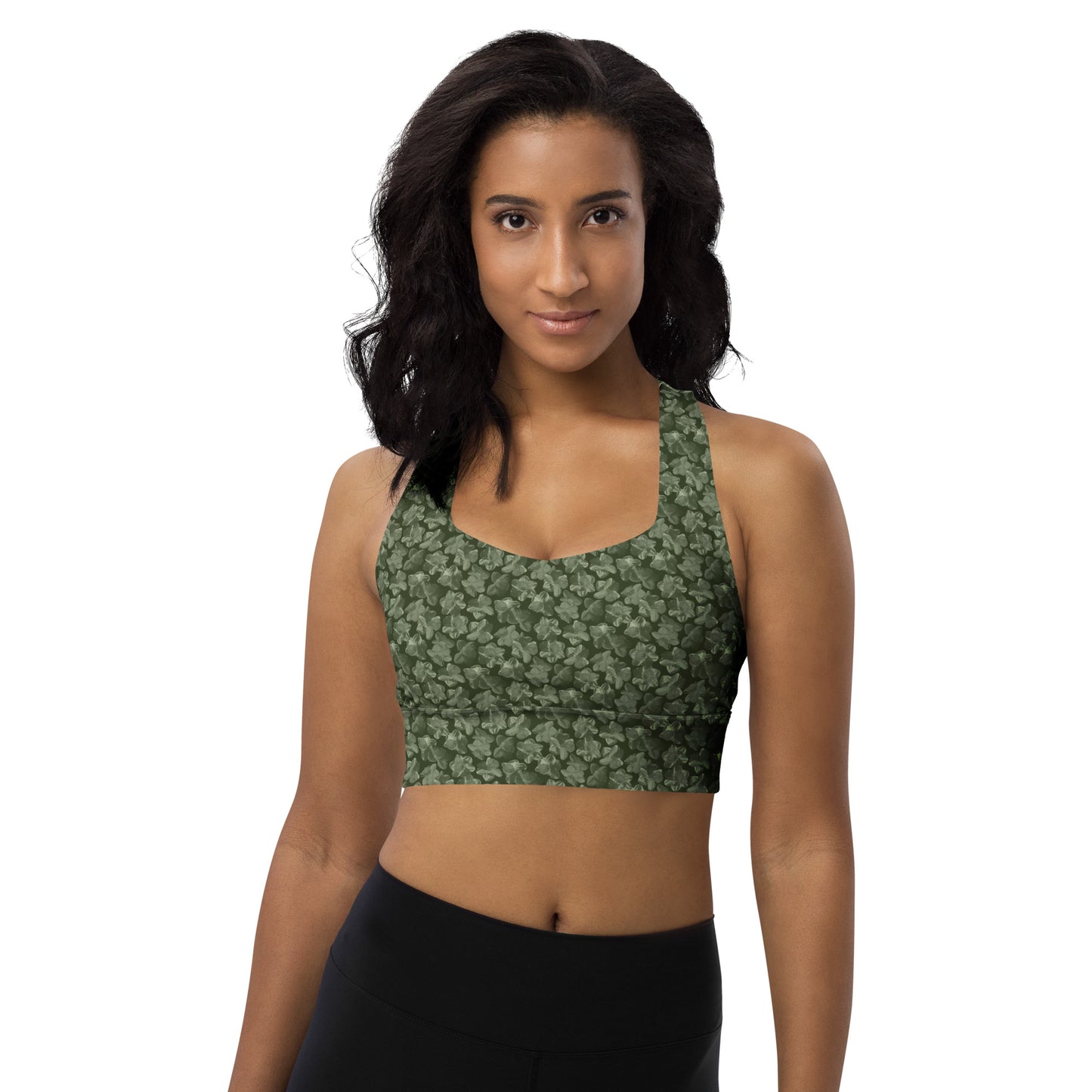 Flourish and Flow Sports Bra in Anacapa Green