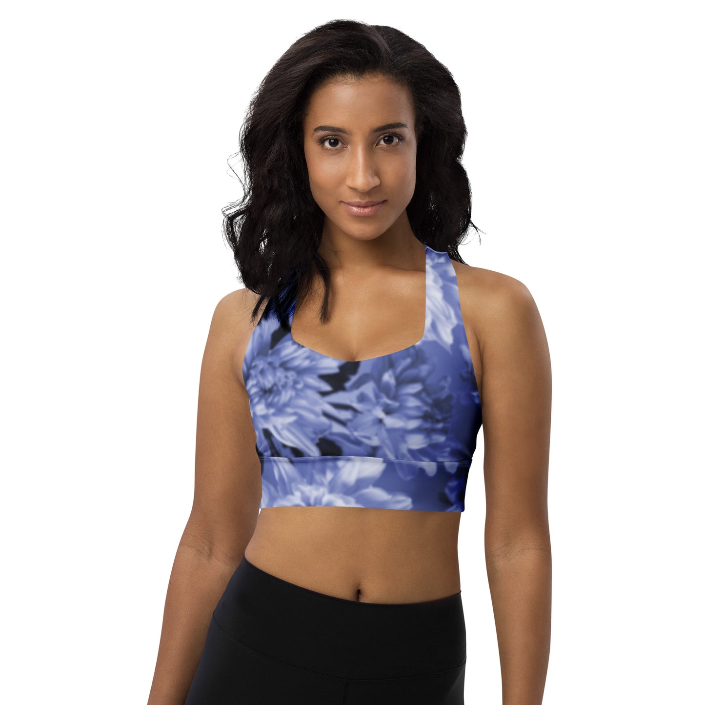 Gillyflower Sports Bra in Malibu Blue