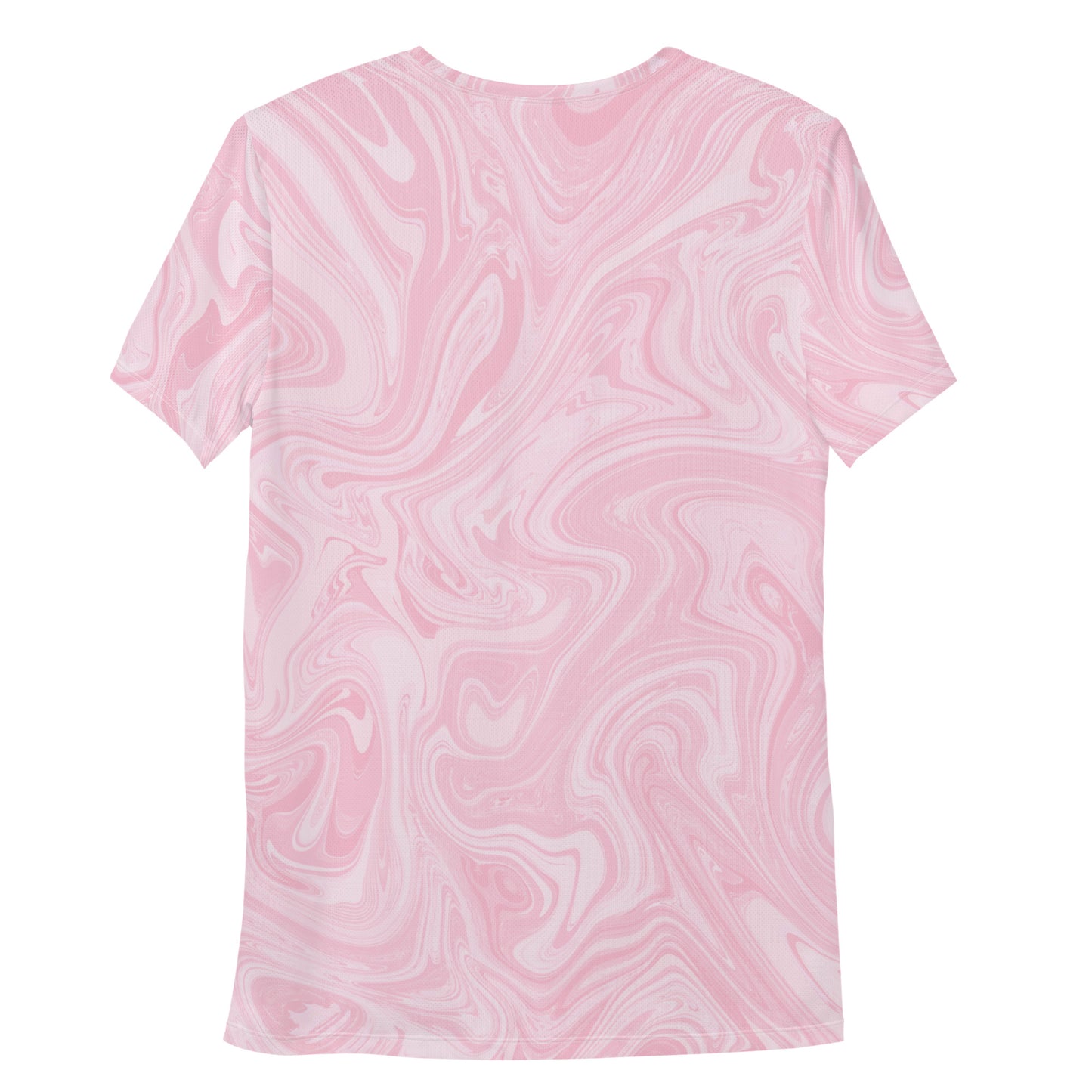 Marble Athletic T-Shirt - Pink Lotus