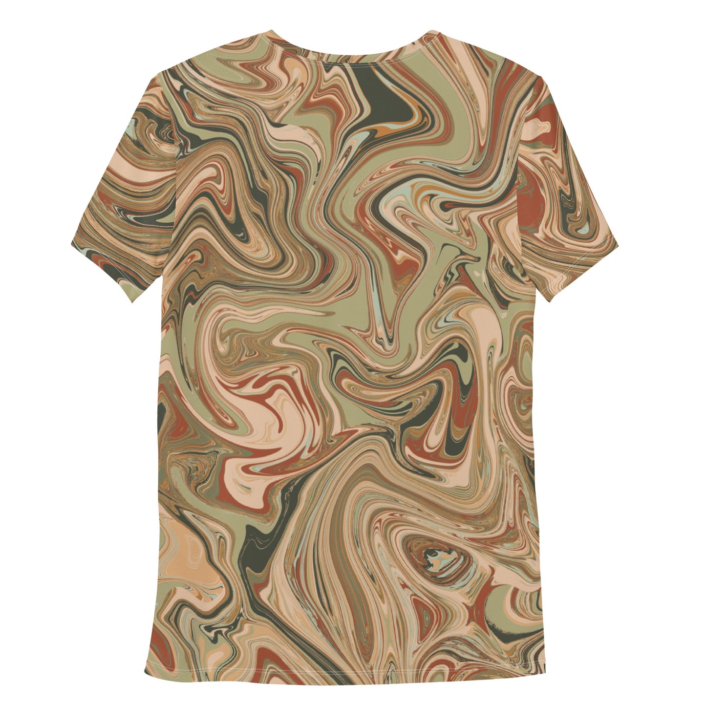 Marble Athletic T-Shirt - Terra