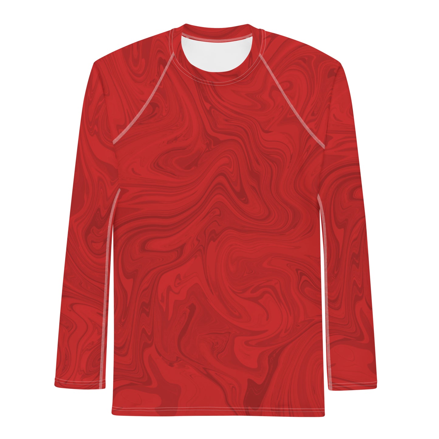 Marble Rash Guard - Ruby