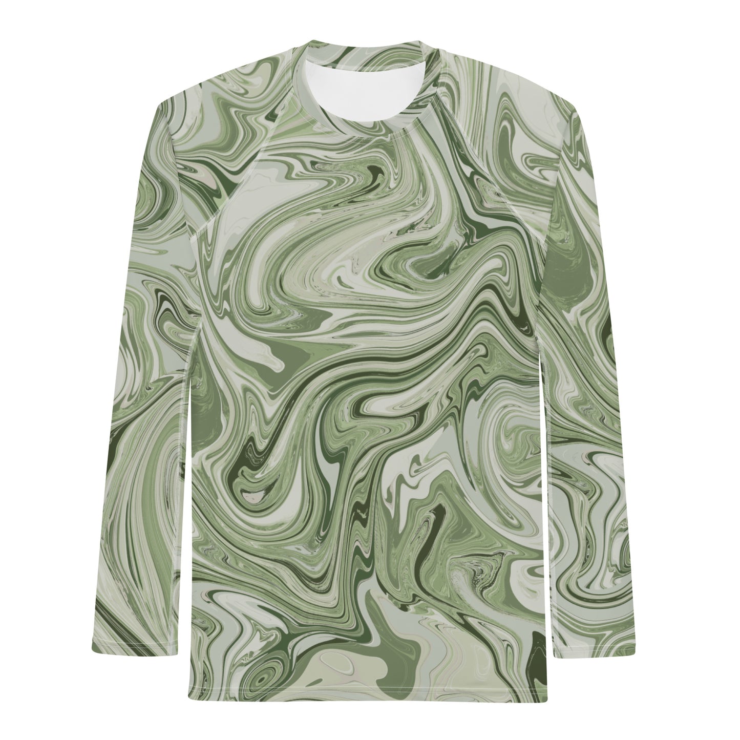 Marble Rash Guard - Pistachio