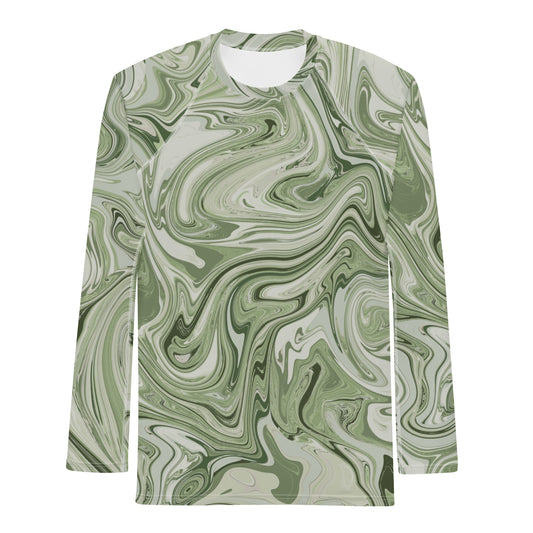 Marble Rash Guard - Pistachio