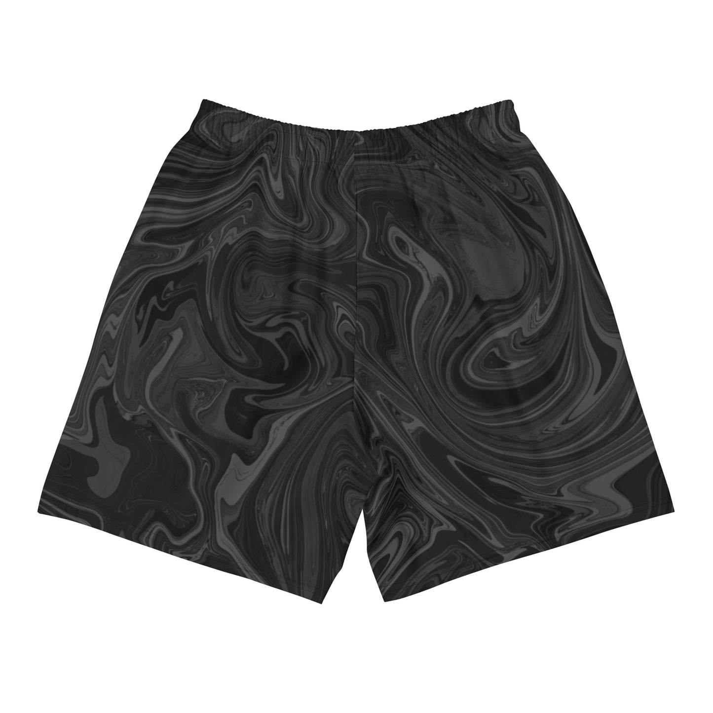 Recycled Marble Athletic Shorts - Onyx