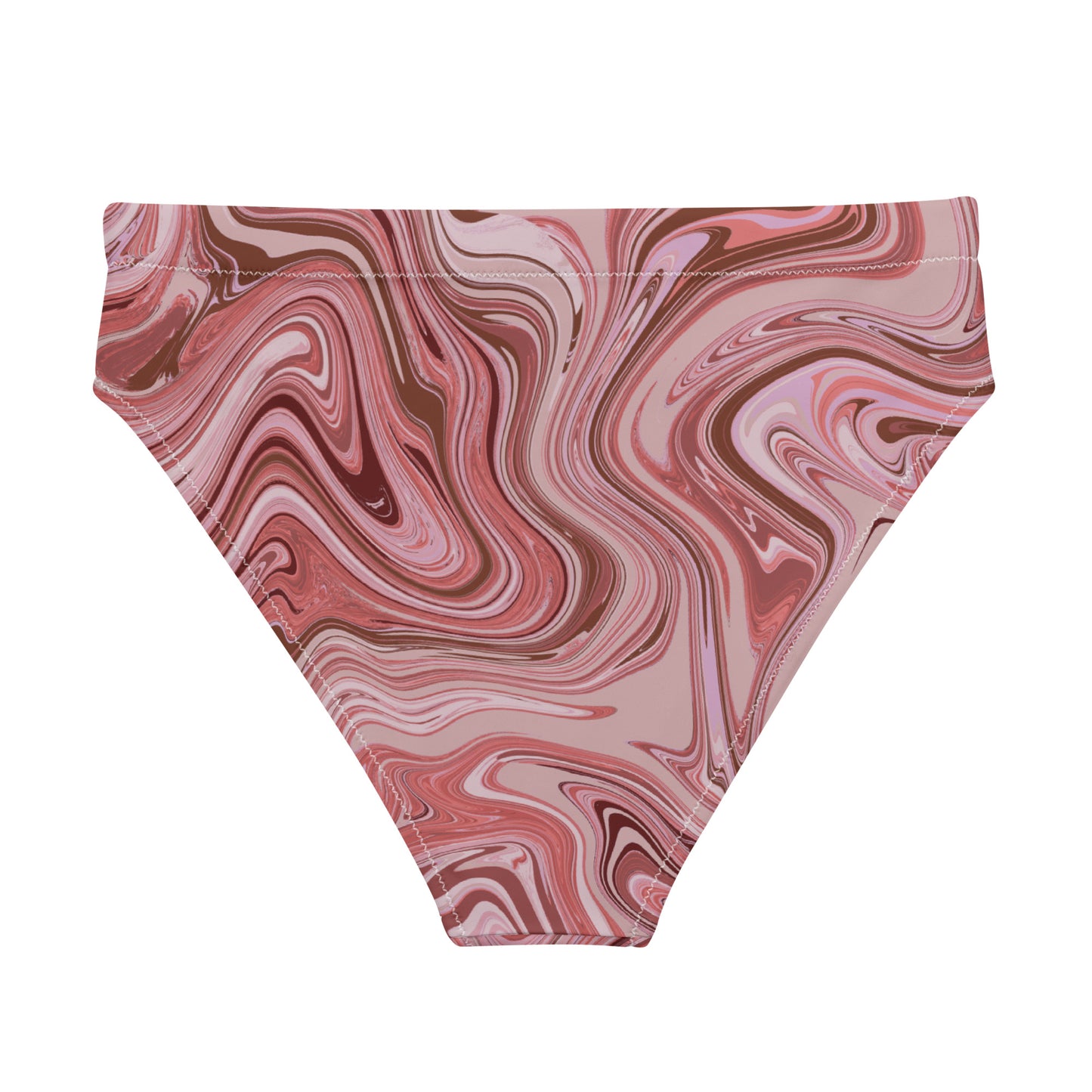 Maggiore Marble Recycled Bikini Bottom - Flamingo